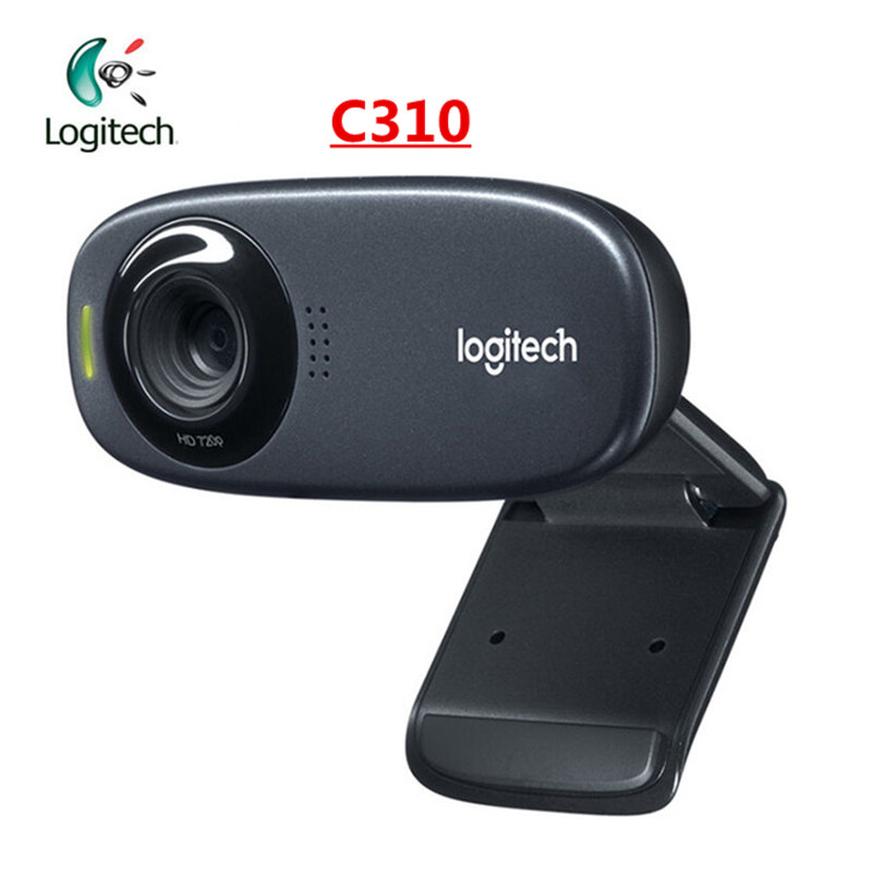 Logitech C270/C270i/C310 HD Webcam 720P Built-in Mic 3-MP Widescreen Camera USB2.0 Free Drive Camera For PC Web Chat