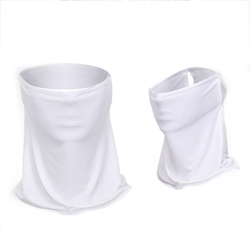 Mascarillas de Golf Sunsn transpirables, 2 uds., novedad, con cuello Ice Stretch, color gris y blanco