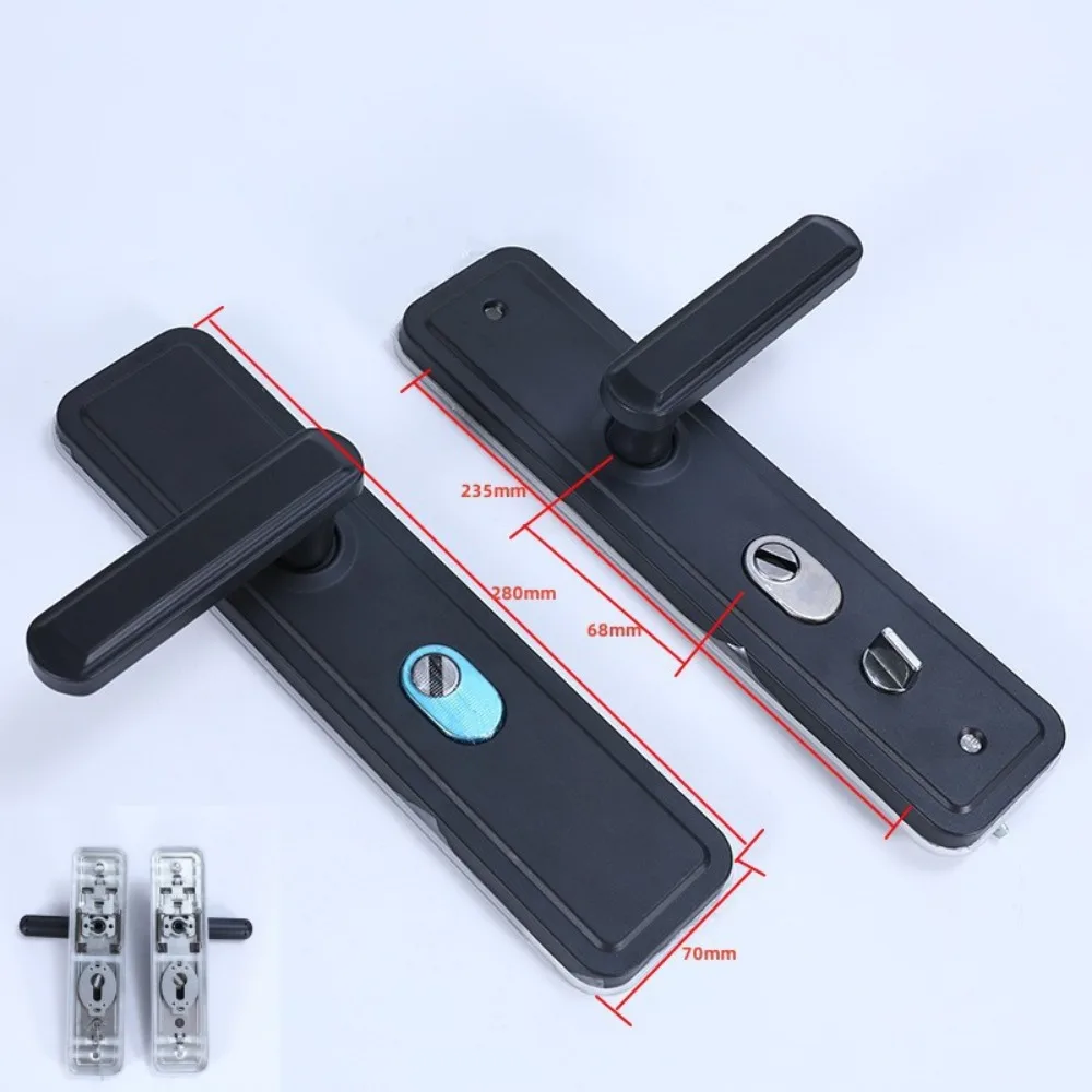 Universal Double-Side Multi-Function Door Handle, Anti-Theft & Anti-Pry Home Door Lever, Dual-Spring Lock Handle