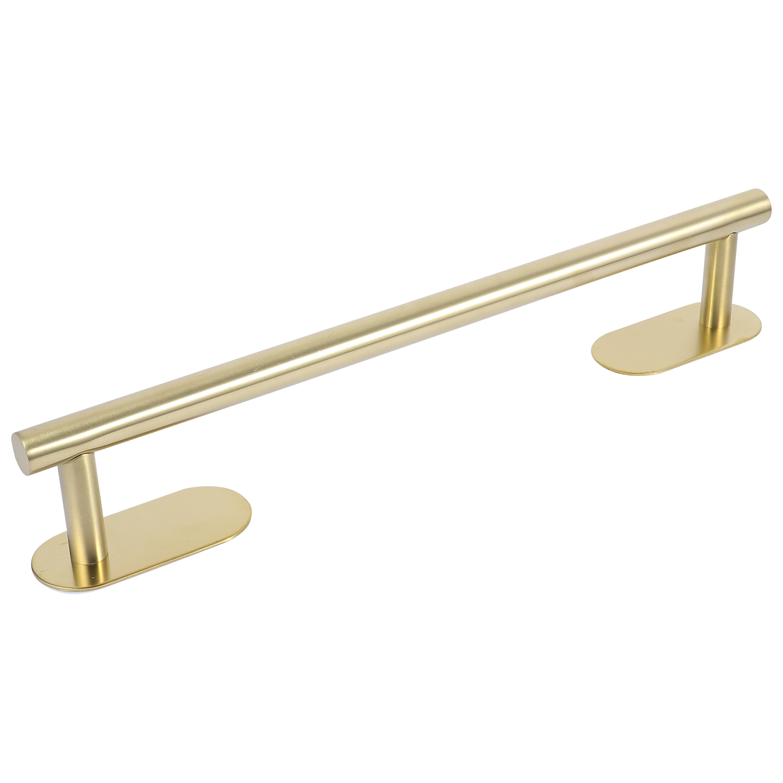 Wall Mounted Stainless Steel Towel Rack Hanger Drilling Towel Bar Holder: Golden