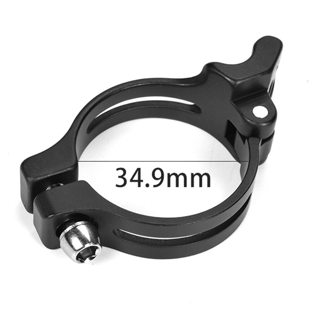 Aluminium Legierung 34,9mm/31,8mm Fahrrad Umwerfer Clip Ring Adapter MTB Berg Fahrrad Schalter Klemme Konverter Zubehör: 34.9mm
