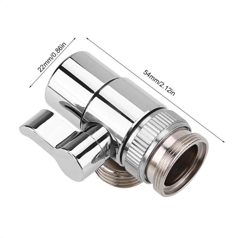 Faucet Diverter Brass Sink Faucet Splitter Shower Head Hose Adapter Valve Water Tap Connector Bathroom Kitchen Accessories: Default Title