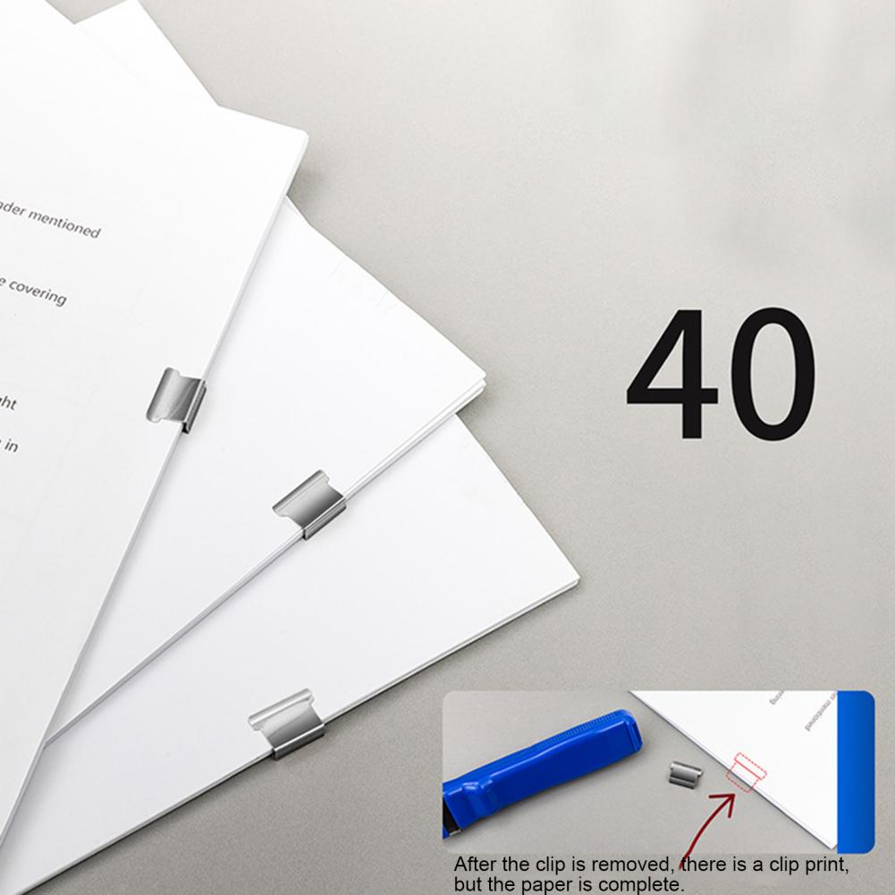 Portable Fixed File Pusher Paper Clipper School Clip Dispenser Office Supplies Office School Supplies