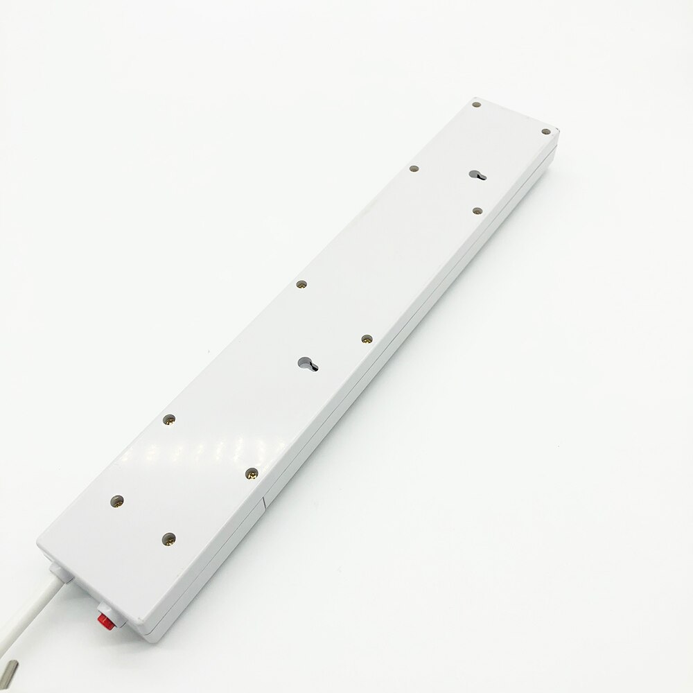 Power Strip Surge Protector 5 Way AC Universal Outlets Electric Plug Extension Socket Individual Switch 2500W 10A 3m/9.8ft Cord