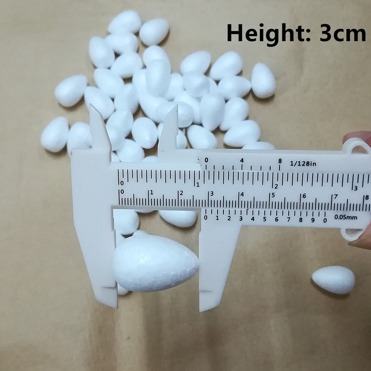 Forma de gota de agua para manualidades, 1/1, 5/2/2, 5/3/4/4, 5/5cm, forma de gota de agua, corazón de flores, rosa de espuma blanca hecha a mano, Media bola