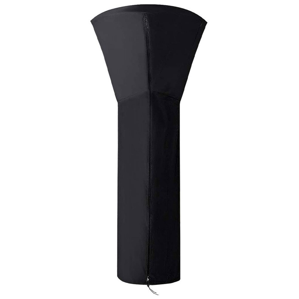 Waterproof Dust Cover Patio Heater Cover Outside Furniture Protector Cover: Black