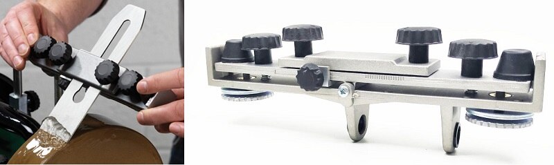 8 kind Sharpening Jig For Water-cooled Grinder Woodworking Turning tool Sharpening Clips Scissor Planer Knife Jig