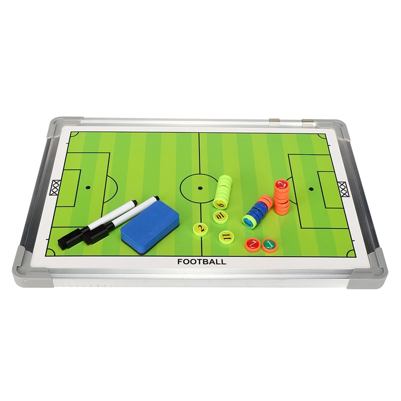 Portable Football Tactic Board Training Guide Double Sided netic Tactic Board With netic Rewritable Tactic Board: Default Title