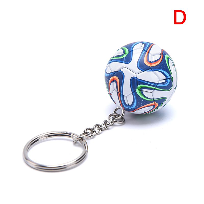 1Pc Pu Voetbal Lederen Sleutelhanger 3d Sport Voetbal Sleutelhangers Souvenirs Voor Mannen Voetbal Fans Sleutelhanger Boyfriend: green