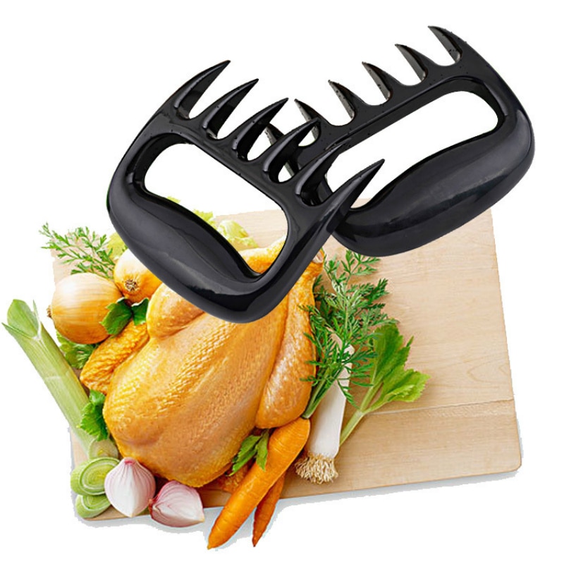 Bear Claw Meat Separator Paw Anti Scald Tearing Fork Multipurpose BBQ Kitchen Tools Steak Turkey Lifters Duad