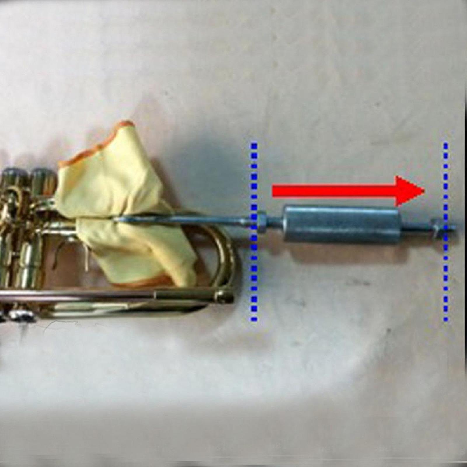 Trompet Reparatie Tool Messing Instrument Reparatie Tool Tuning Slide Puller Remover Polijsten Beugel Puller Tool voor Hobo Fluit Sax