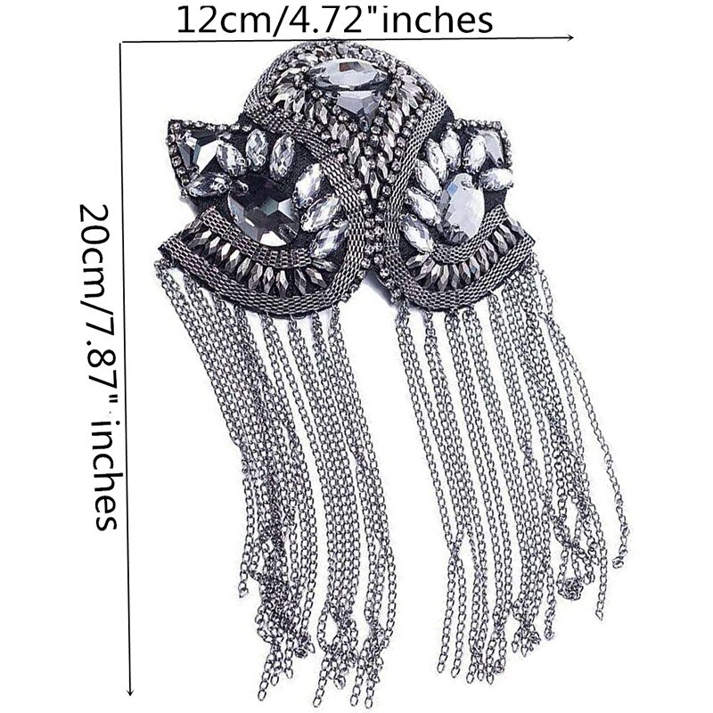 2 stuks franje performance handgemaakte epauletten podiumkleding accessoires broche kleding schoenen en hoeden accessoires sieraden