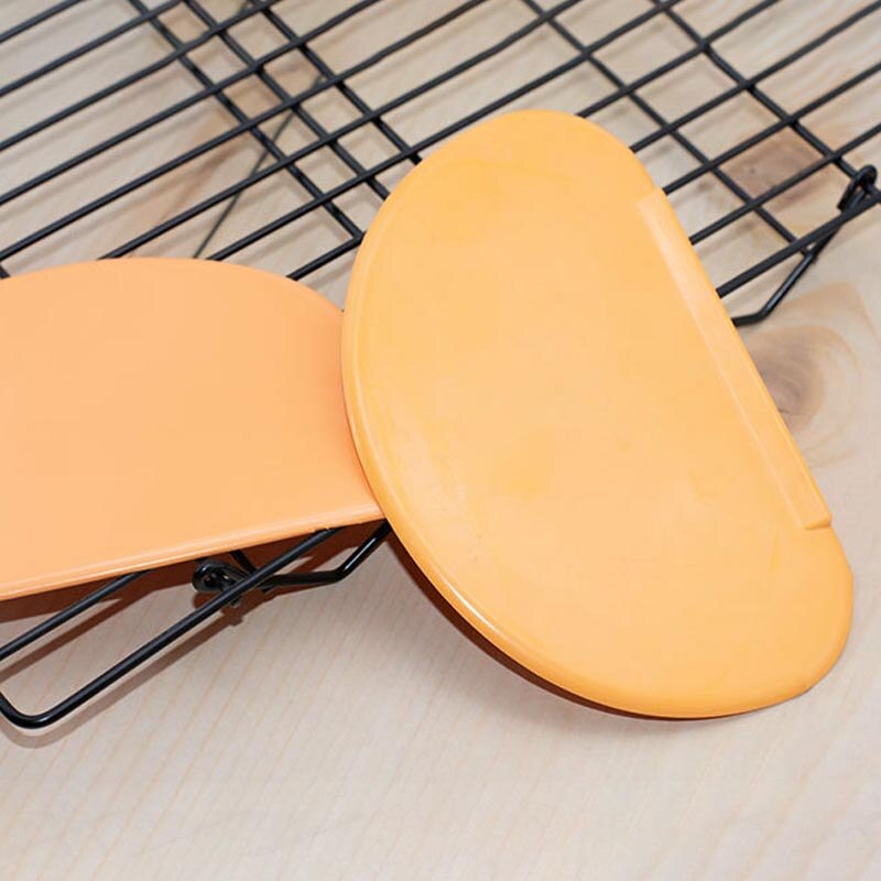 1Pcs Pastry Cutter Kitchen Accessories Multifunction DIY Baing Tool for Cake Orange Orange D/Fan Shape Dough Scraper