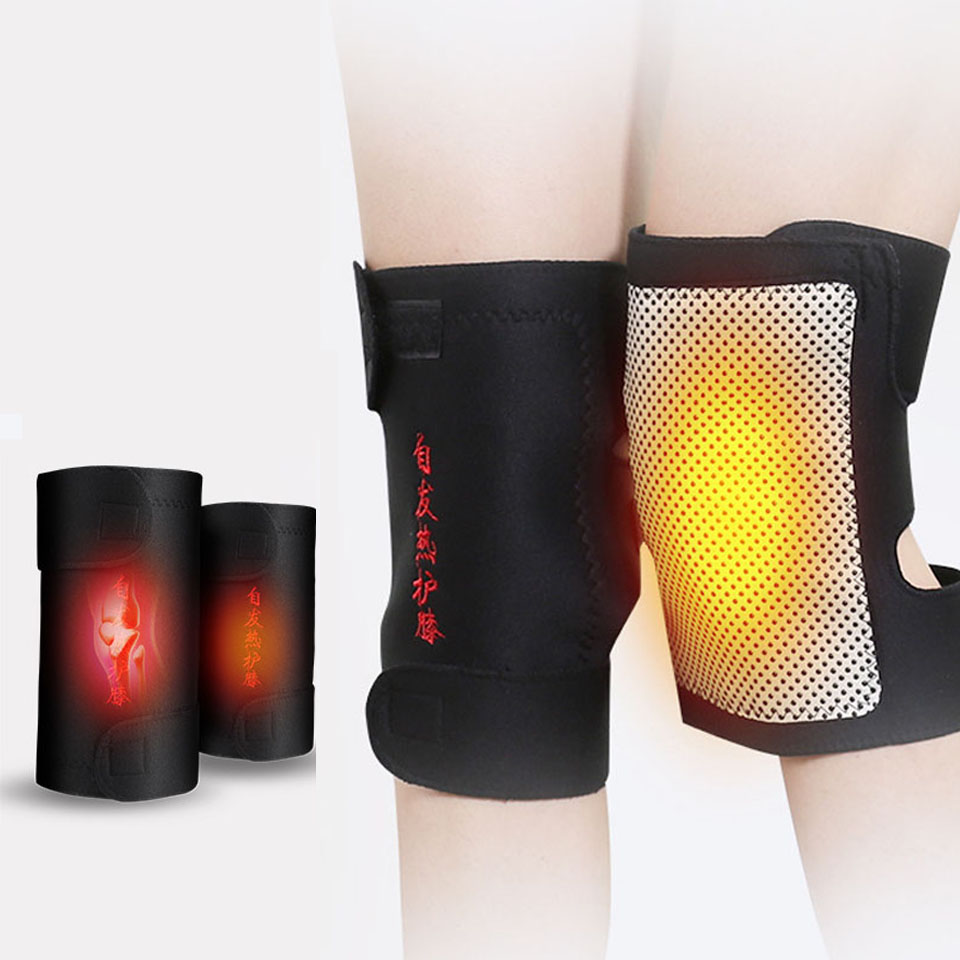 Zelf Warmte Knie Brace Ondersteuning Wrap Massager Infrarood Verwarming Therapie Artritis Pijn Letsel Herstel Knie Pads