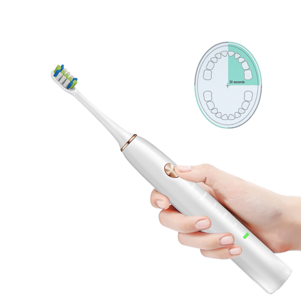 5 Cleaning Mode Sonic Toothbrush Electric Tooth Brush Ultrasonic Automatic Upgraded USB chargeable Adult Waterproof IPX7