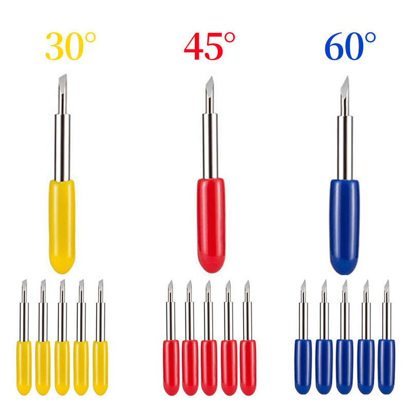 30/45/60 Graden Roland Cricut Cutting Plotter Vinyl Cutter Mes Blades Voor Cricut Machine Frees Frees