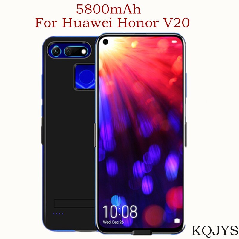 5800mAh External Battery Charging Cover For Huawei Honor V20 Battery Case Portable PowerBank Battery Charger Cases For Honor V20