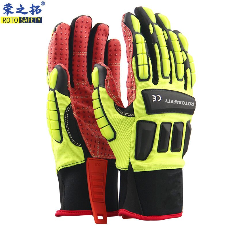 Rongzhituo – gants de protection anti-écrasement, huile, résistant à l'usure, anti-coupure, anti-collision TPR, sauvetage mécanique g, direct usine