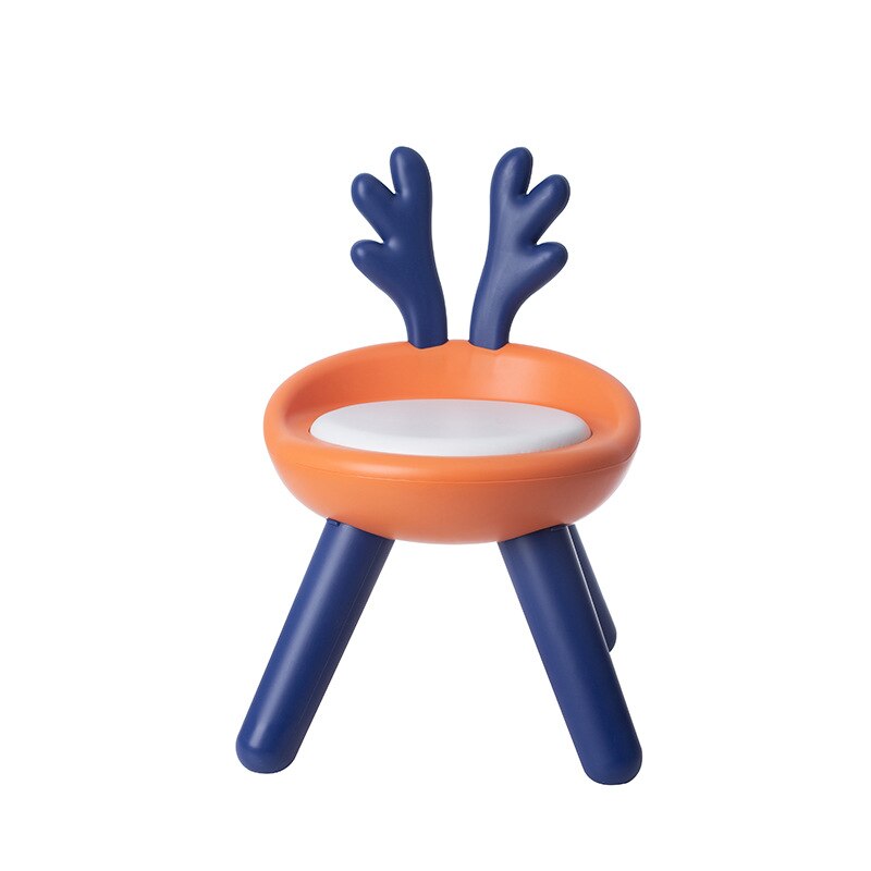 Kinderen Stoel Rugleuning Kruk Baby Kleine Bench Cartoon Konijn Herten Babyzitje Plastic Eetkamerstoel Voor Huishoudelijke Kleuterschool