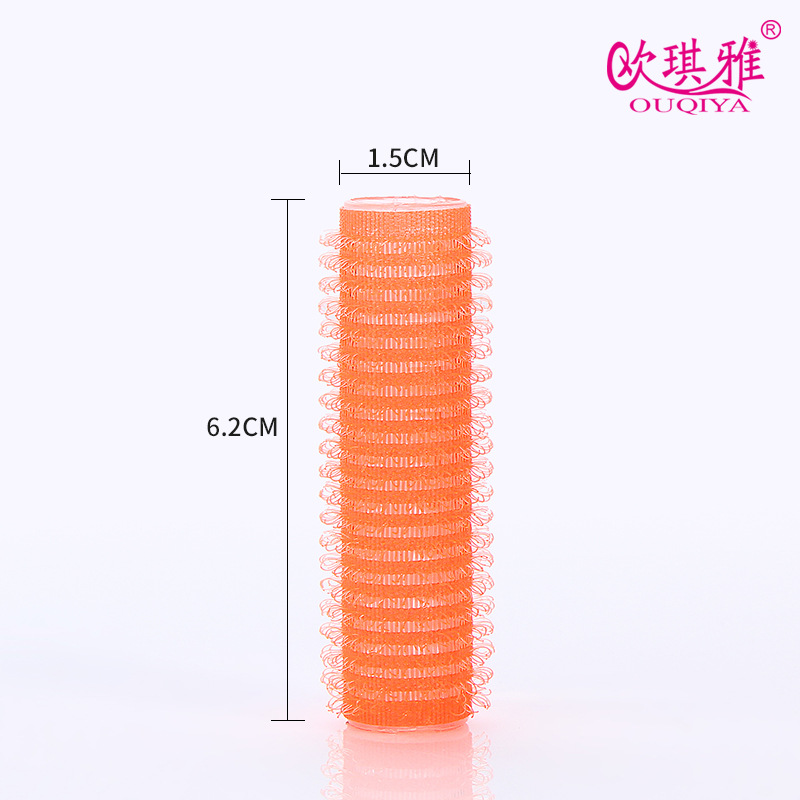 6 Stuks Haar Roller Set Rollers Heatless Haarkrulspelden Geen Warmte Haar Pony Volume zelfklevende Kappers Styling tool: violet