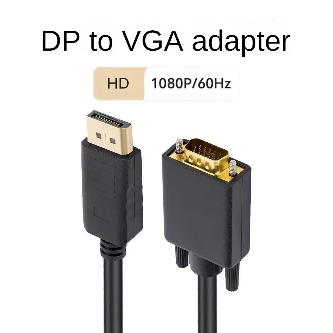 DP DisplayPort naar VGA Adapter Connecto Converter 1.8m Kabel FHD 1920*1080P Lijn Voor Desktop Laptop PC TV Monitor Projector