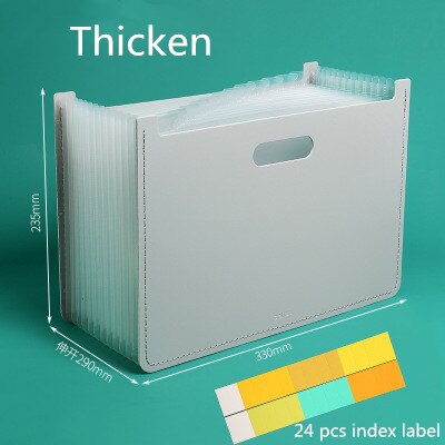 Tiedostokansio paperin järjestäjä säilytysteline monikerroksinen laajeneva laatikkotiedosto toimistotarvikkeet asiakirjapidike pöytäkansio: Harmaa 2