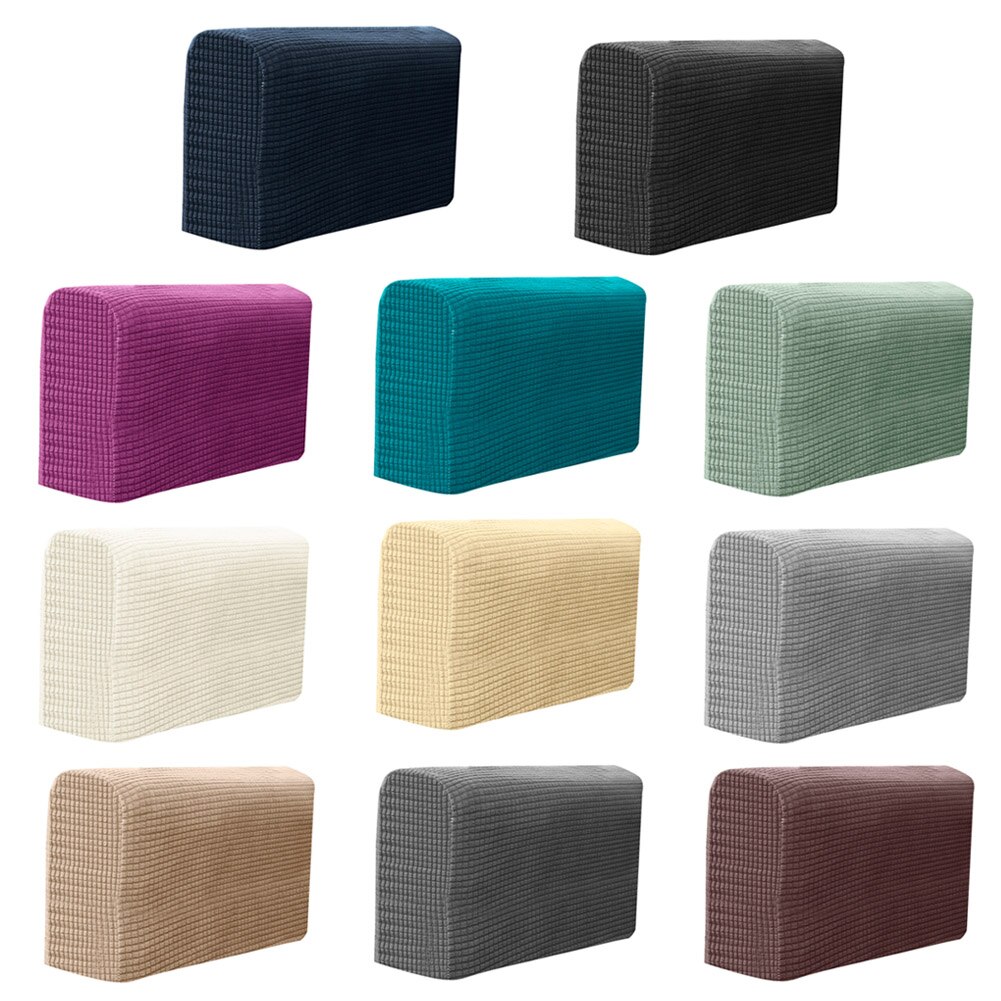 2 Pcs Sofa Furniture Armrest Covers Couch Chair Arm Protectors Stretchy for Home SDF-SHIP