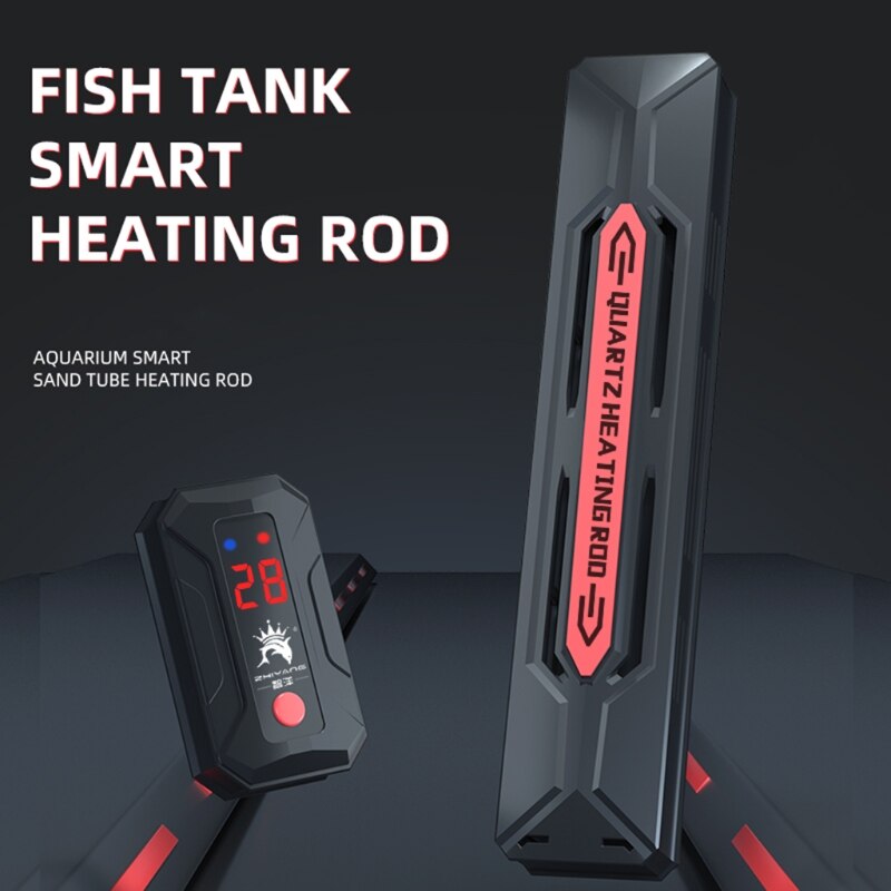 Mini Aquarium Heater Turtle Submersible Thermometer with Shell Tortoise Heating Rod Fish Tank Automatic Temperature Control