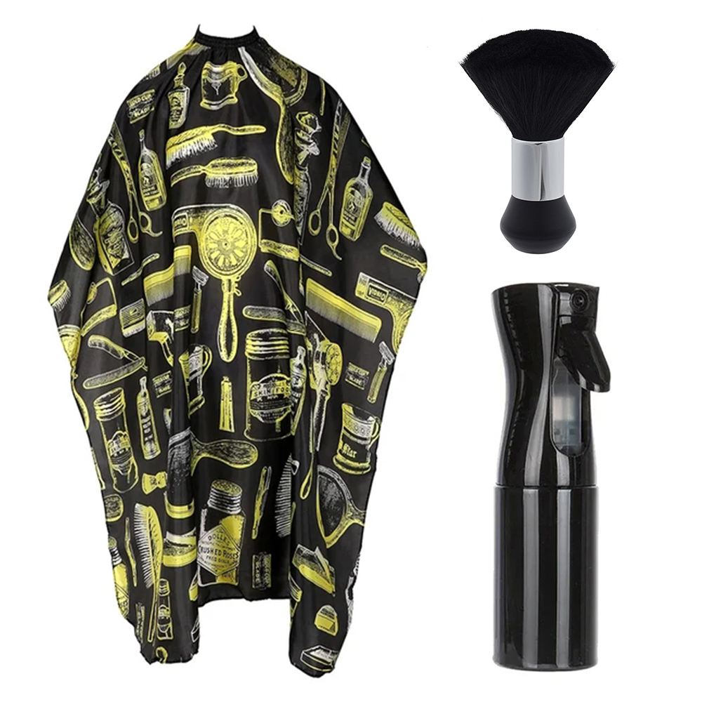 Professionele waterdichte kapperssjaal Bib-papier Set Nylon Kapsalon Kleding Gehakte haarisolator Haarverfgereedschap