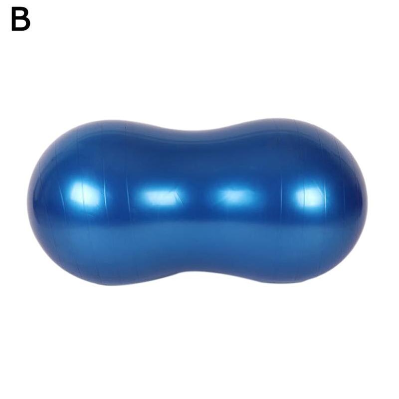 Peanut Yoga Ball Yoga Ball Thicken Explosion-proof Capsule Ball Massage Elderly Fitness Ball Yoga Ball: blue