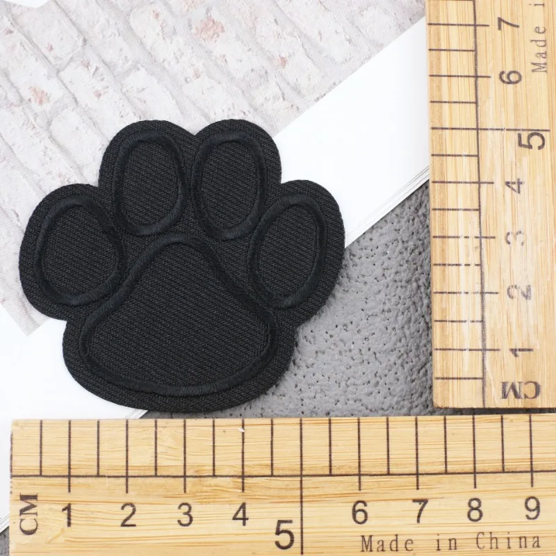 Parche adhesivo de sarga negra, bordado por ordenador, capítulo, niño, planchado de diamantes, pentagrama, bordado, pegatina de tela