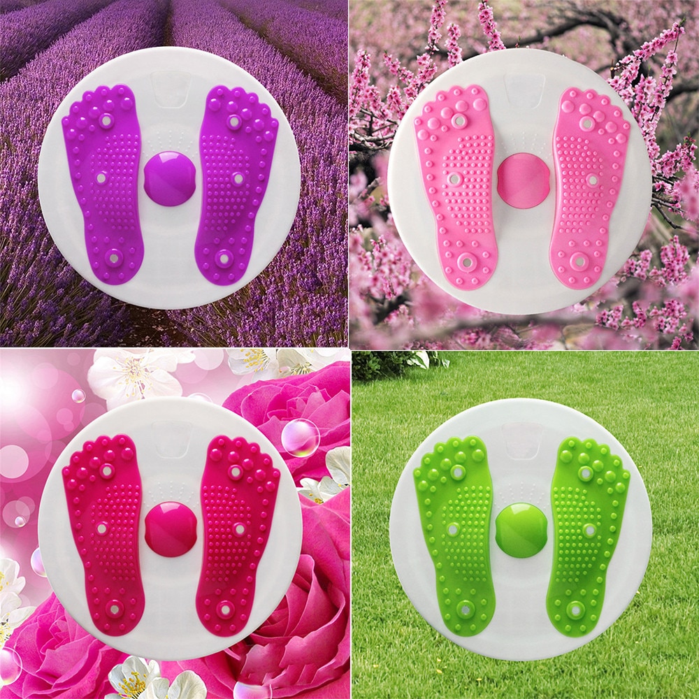 Twist Board Sports Twister Plate Waist Body Foot Massage Disc Balance Aerobic Exercise Fitness Waist Figure Twister Round Plates