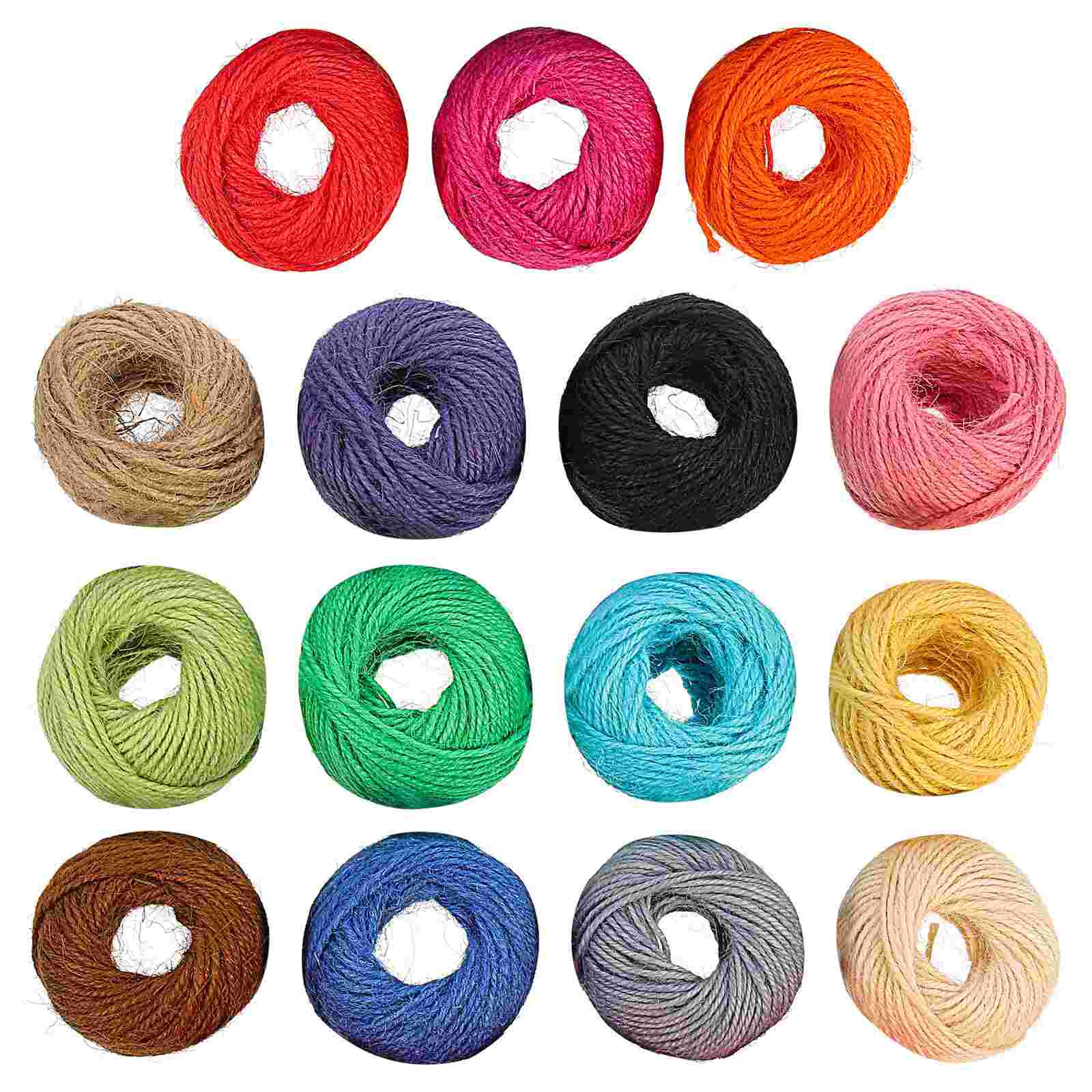Rolls of Colorful Jute String Natural Jute Threads... – Vicedeal