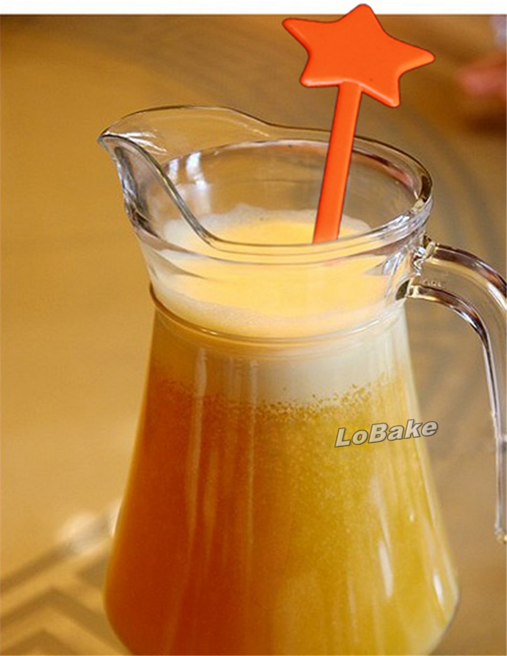 (50 unids/bolsa) batidores de plástico para cócteles de 18,5 cm con forma de estrella multicolor, palitos para remover jugo de naranja para suministros de decoración de bebidas DIY