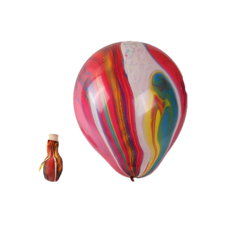 5/10pcs 10inch colorful Agate Marble Latex Balloons Birthday Party Wedding Decoration Baby Shower Agate Decor Supplies Globos: rainbow / 10pcs