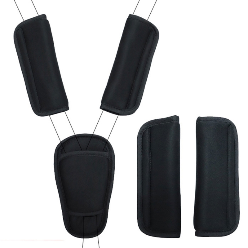 Zestaw poduszek na ramię robić wózka dziecięcego Bezpieczne i wygodne poduszki na ramię robić wózka dziecięcego Miękkie i długie ochraniacze na ramię robić wózka dziecięcego