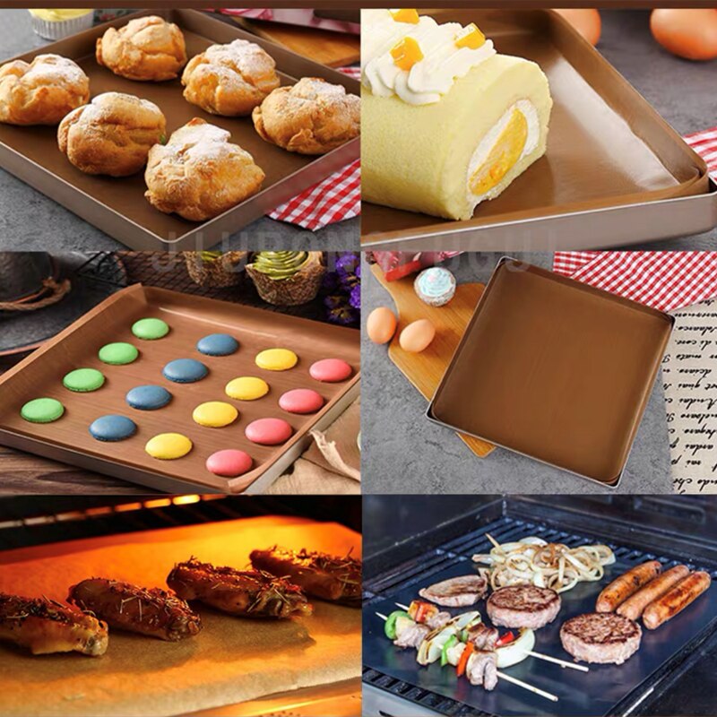 1Pc Non-Stick Baking Mat Baking Sheet Waterproof Bakeware Mat For Pastry Kitchen Tools BBQ Mat 60x40cm