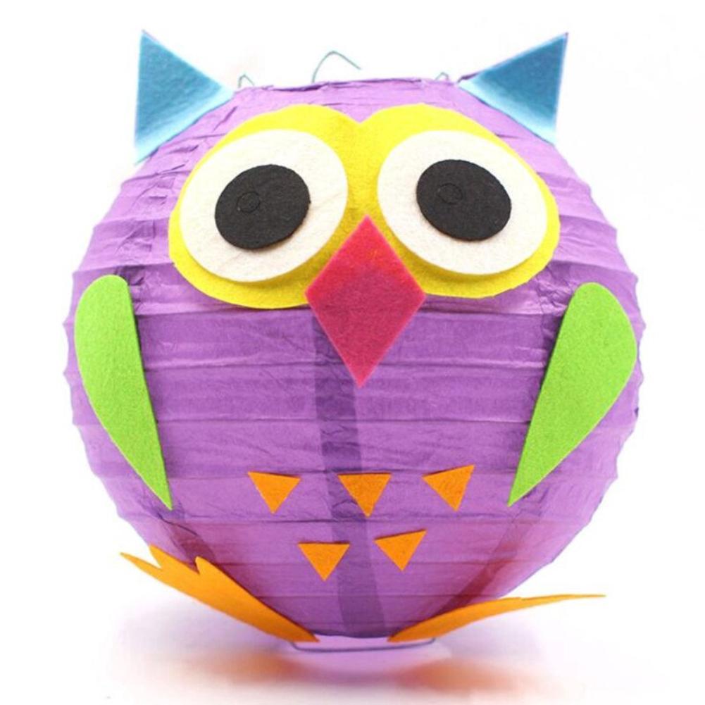 Linterna Luz Portátil de dibujos animados para niños, paquete de linterna de Material hecho a mano, manualidades de estilo aleatorio, juguetes para niños