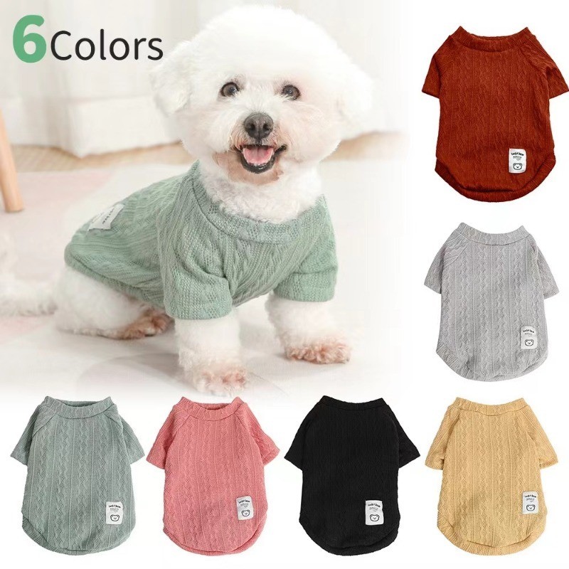 Pull ours mignon pour animal de compagnie, multicolore en option, vêtements pour chat et chien, pull doux et confortable