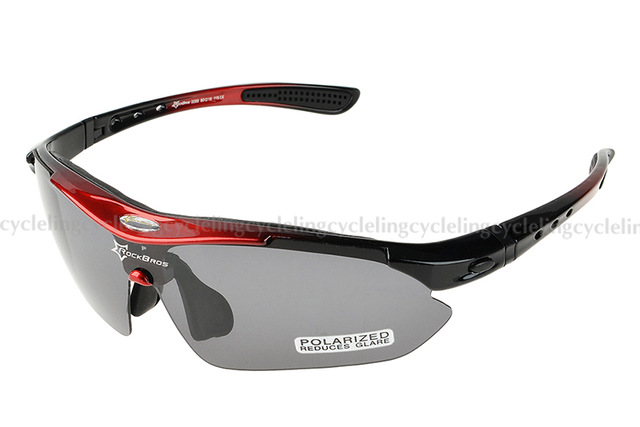 Rockbros cykelsolbriller fotokromiske cykelbriller polariserede briller til mænd kvinder udendørs  uv400 mtb cykelvej: 10001