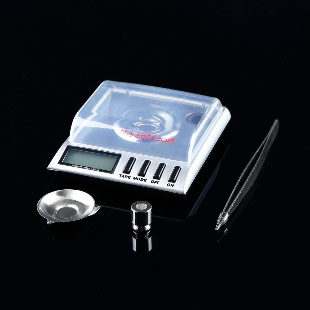 Mini Size Digital LCD Balance Weight Milligram Pocket Jewelry Diamond Scale Portable Balance Weight