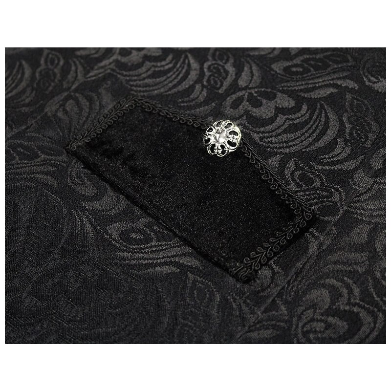 Chaqueta Retro Medieval para hombre, abrigo gótico, esmoquin, disfraz Formal de Halloween, abrigos Steampunk de gran tamaño