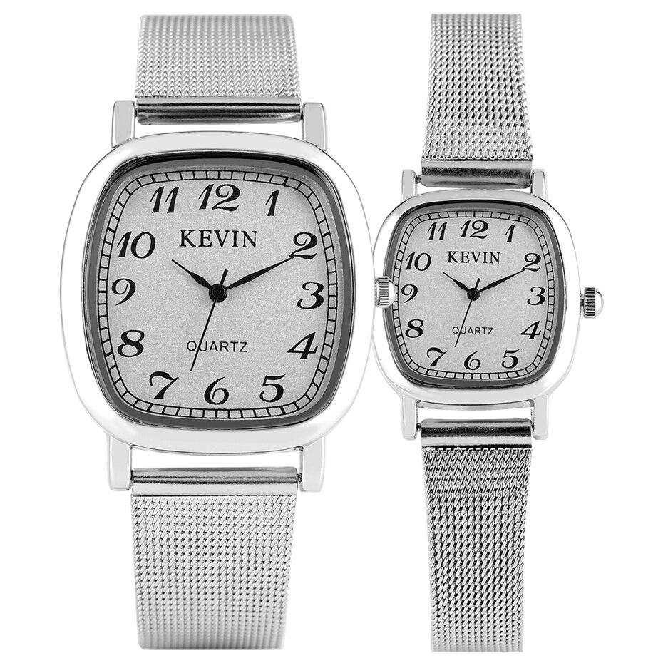 Szaikyri Klassiek Horloge voor Vrouwen met Gemakkelijk Leesbare Arabische Cijfers Dameshorloge met Kalender Waterbestendig, Zilver Blauw, Klassiek