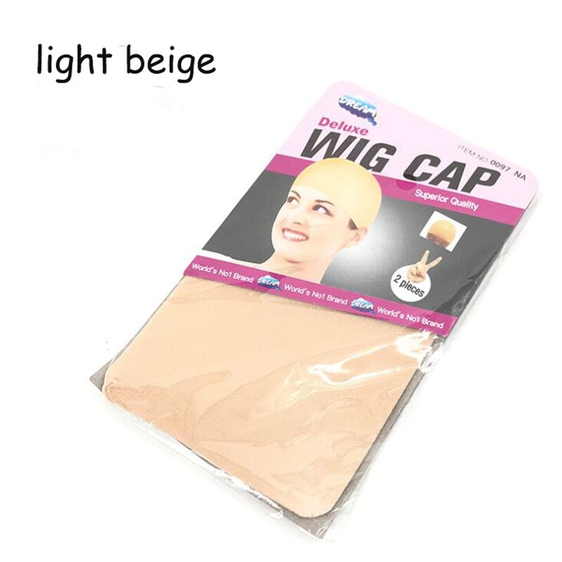 12pieces(6bags) Deluxe Wig Cap Hair Net For Weave Hair Wig Nets Stretch Mesh Wig Cap For Making Wigs Free size