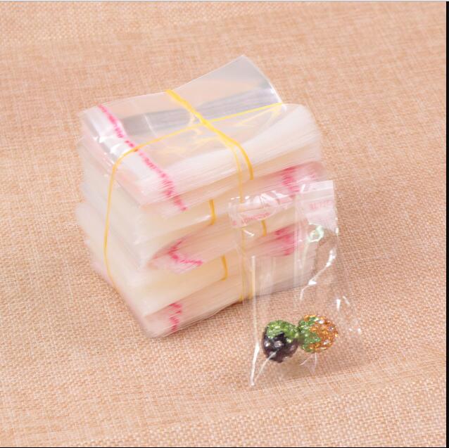 1000pcs/lot opp bag self adhesive clear transparent bags for jewelry Plastic baggies self sealing plastic packaging bags