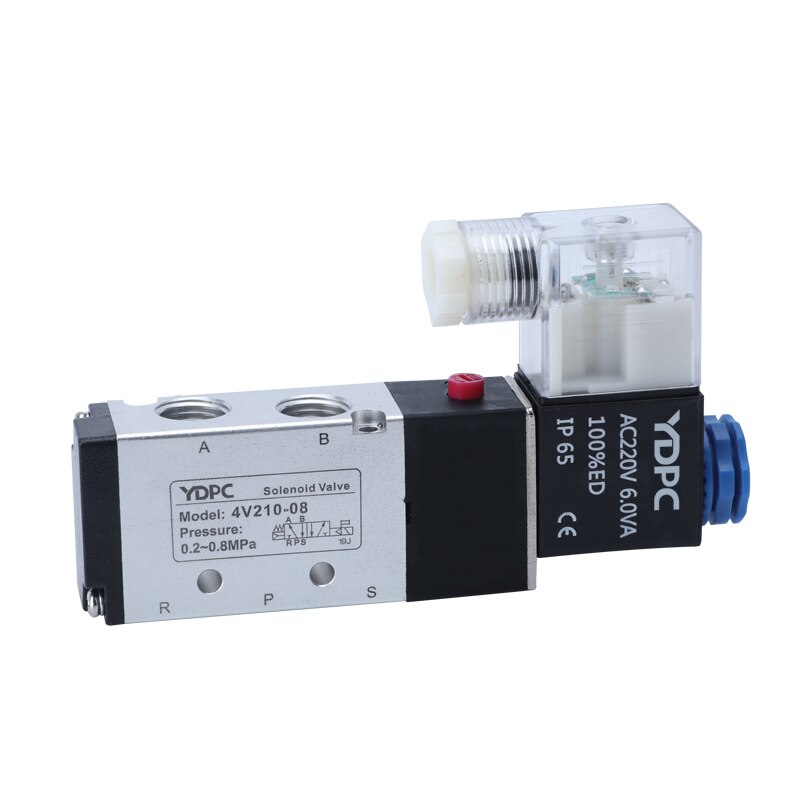 Pneumatic Solenoid Valve 4V220-08 DC24V cylinder control valve 2 Position 5 Way Air Valve