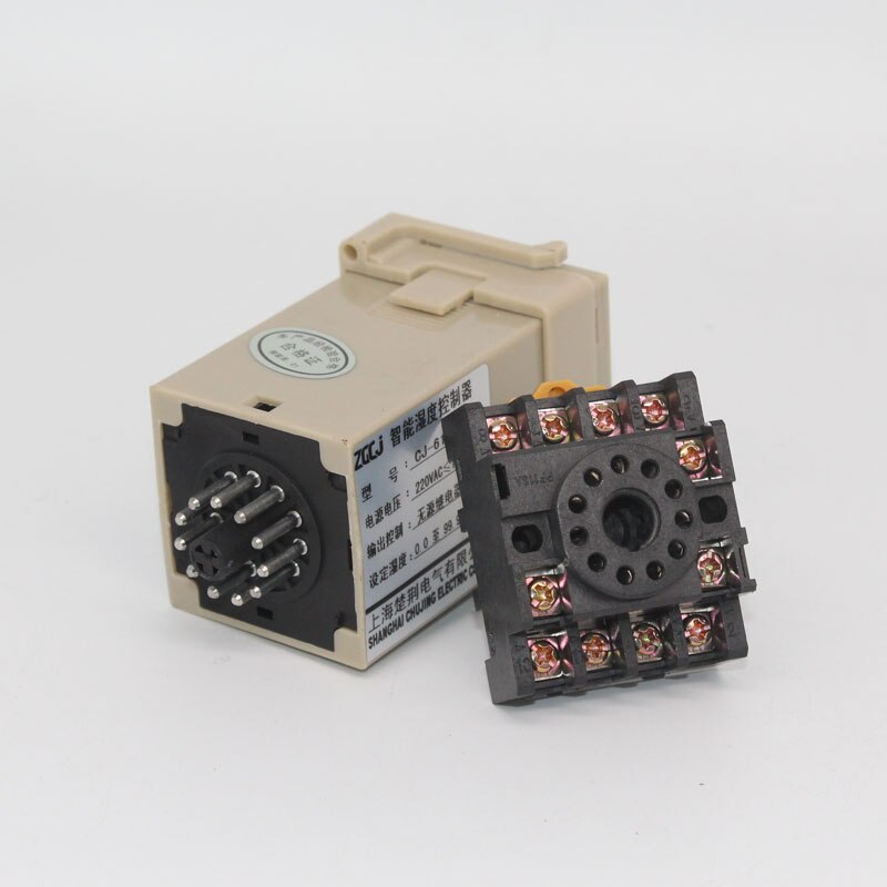 humidity meter 0-99.9%RH digital moisture meter humidity Controller with relay output include humidity sensor CJ-601 hygrometer