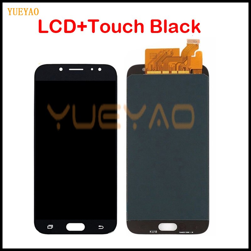 J730 LCD For Samsung Galaxy J7 Pro J730 J730FM/DS J730F/DS J730GM/DS LCD Display+Touch Screen Digitizer Assembly: LCD Adjust Black