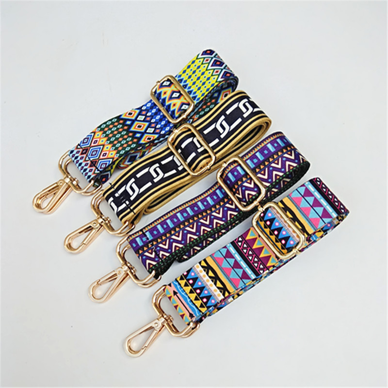 Hjkl Kleurrijke Vrouwen Schoudertas Riem Voor Crossbody Regenboog Tas Accessoires Handvat Handtas Strap Purse Bag Riem Bandolera