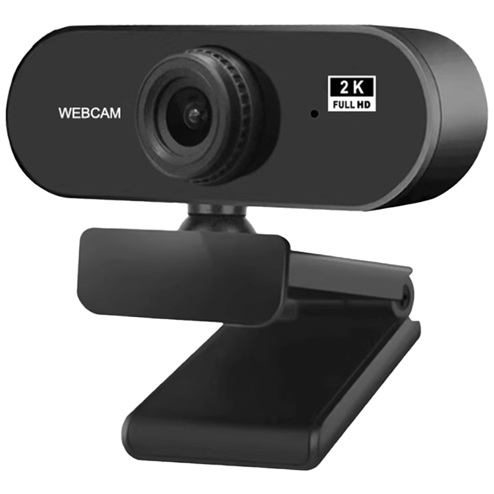 Câmera web hd 1080p/2k, câmera usb com microfone embutido, câmera de rede usb, autofoco, webcam de negócios para pc e laptop: BRANCO